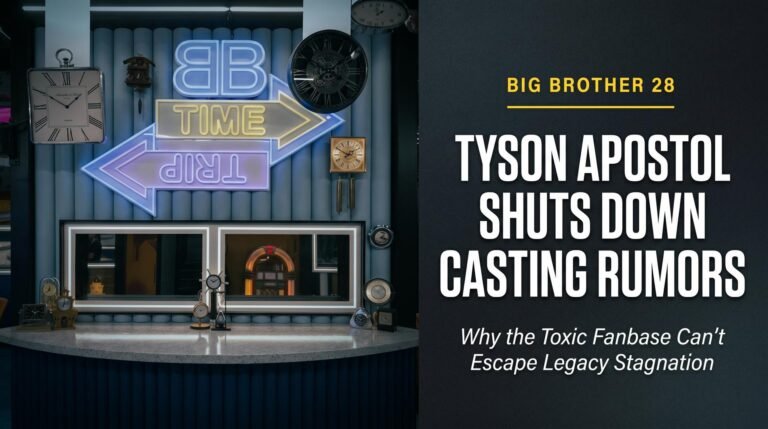 Big Brother 28: Tyson Apostol Shuts Down Casting Rumors — Why the Toxic Fanbase Can’t Escape Legacy Stagnation