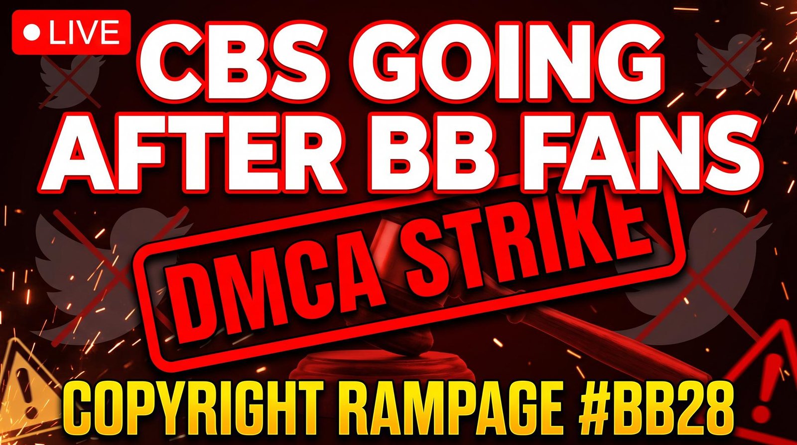 CBS Going After BB Twitter With Copyright Claims!