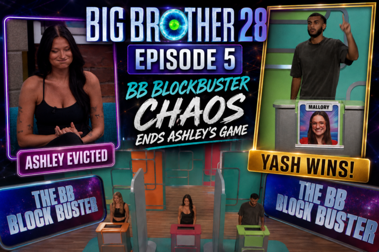 Big Brother 28 Episode 5 Recap & Results: Yash Wins the BB Blockbuster as Ashley’s Campaign Ends in a Unanimous Eviction