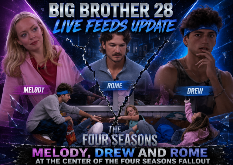 Big Brother 28 Day 12 Pre-Veto Live Feeds Update: Drew Exposes Four Seasons, Melody Targets Devens and the Backdoor Tightens Around Rome