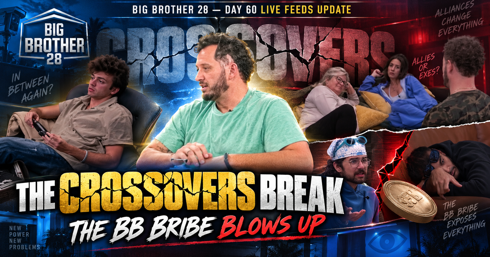 Big Brother 28 Day 60 Live Feeds Update: 28 More Brutal Truths as Barrett Breaks the Crossovers and Yash’s BB Bribe Story Falls Apart